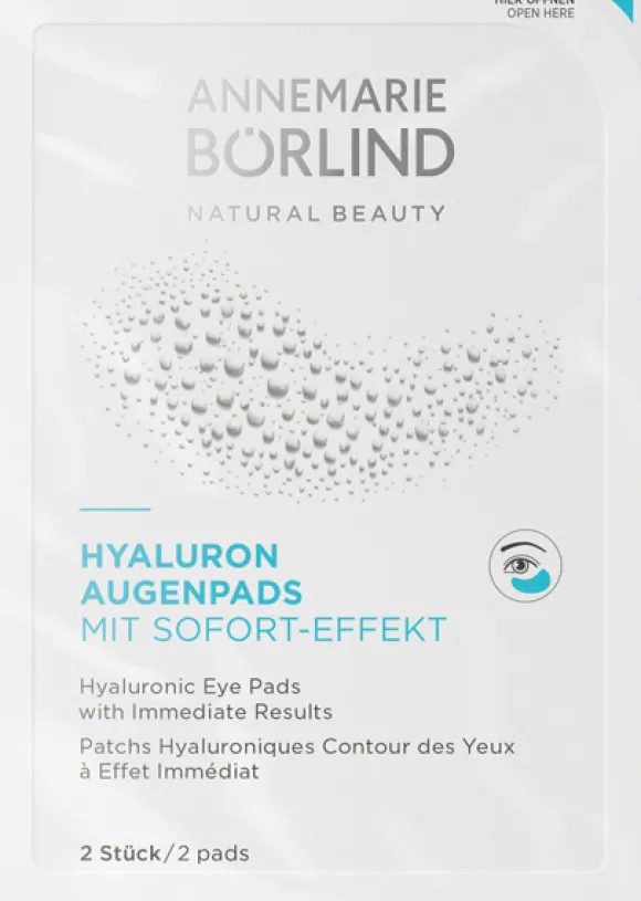 Annemarie Börlind Hyaluron Augenpads mit Sofort-Effekt