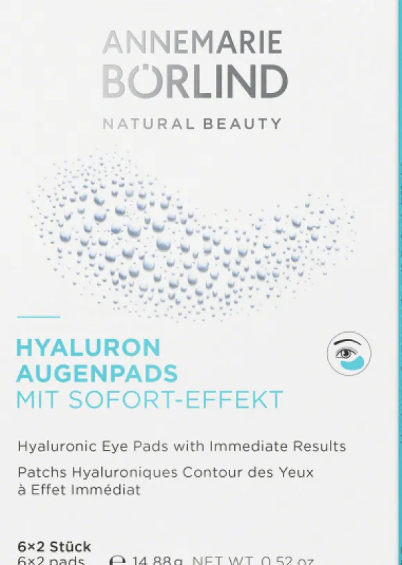 Annemarie Börlind Hyaluron Augenpads mit Sofort-Effekt