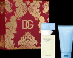 Dolce Gabbana Light Blue Set = EdT Nat. Spray 50 ml + Body Cream 50 ml