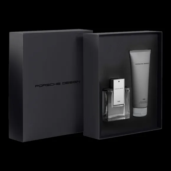 Porsche Design Pure Set = EdT Nat. Spray 100 ml + Hair & Body Shampoo 200 ml