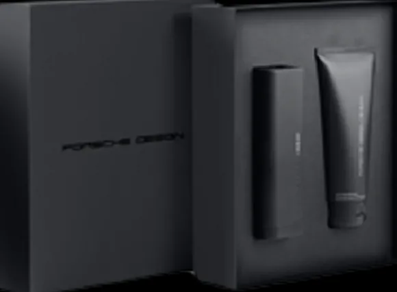 Porsche Design "180 Black" Set = EdT Nat. Spray 100 ml + Hair & Body Shampoo 200 ml