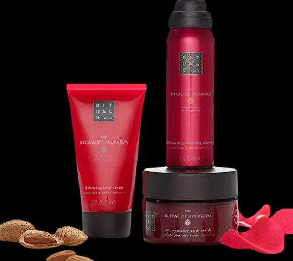 Rituals The Ritual of Ayurveda Trial Set = Scrub 125 g + Shower 50 ml + Cream 70 ml