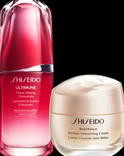 Shiseido Benefiance Power Wrinkle Smoothing Set = Wrinkle Smooth.Cream 30 ml + Ultimune Power Infusing Concentrate.50 ml
