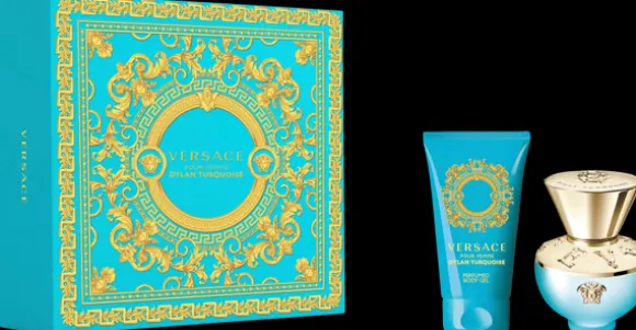 Versace Dylan Turquoise Set = EdT Nat. Spray 30 ml + Bodygel 50 ml